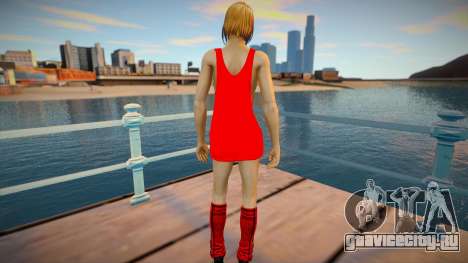 Emma Watson red dress для GTA San Andreas