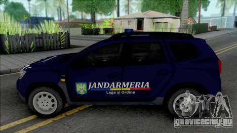 Dacia Duster Jandarmeria для GTA San Andreas