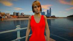 Emma Watson red dress для GTA San Andreas