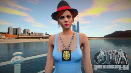 Девушка полицейский в стиле GTA 5 для GTA San Andreas
