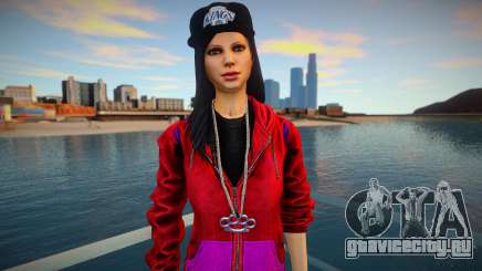 Swag girl in blue jeans для GTA San Andreas