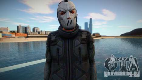 Персонаж из GTA Online в маске и бронежилете для GTA San Andreas