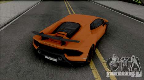 Lamborghini Huracan Performante (SA Lights) для GTA San Andreas