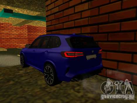 BMW X5M F95 White Plates для GTA San Andreas