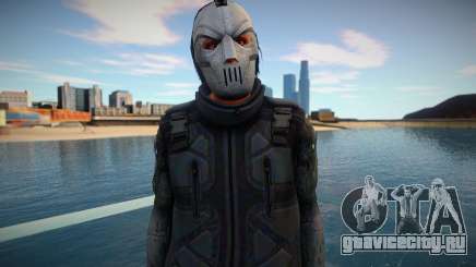 Персонаж из GTA Online в маске и бронежилете для GTA San Andreas