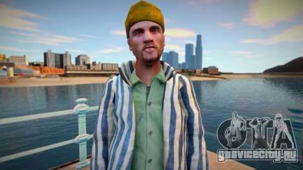 Русский уголовник в тюремной робе для GTA San Andreas