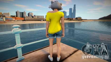 Girl raccoon from GTA Online для GTA San Andreas