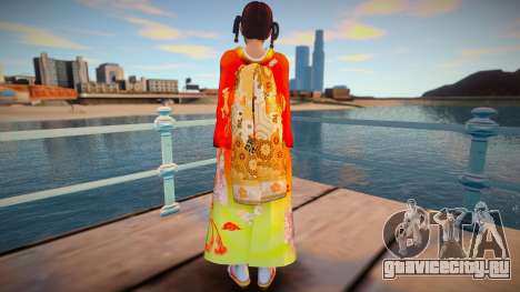 Lei Fang Furisode Kimono Crimson для GTA San Andreas