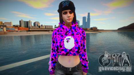 GTA Online Female Assistant V3 Diva Outfit для GTA San Andreas