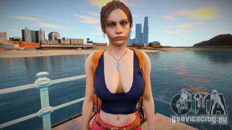 RE2 Remake Claire Redfield Classic and Sexy Tank для GTA San Andreas