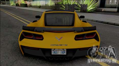 Chevrolet Corvette Z06 (C7) (SA Lights) для GTA San Andreas
