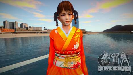 Lei Fang Furisode Kimono Crimson для GTA San Andreas