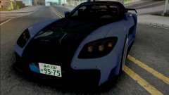 Mazda RX-7 VeilSide Fortune Blue для GTA San Andreas