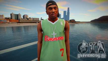 CJ as Grove Family Outfit v3 для GTA San Andreas