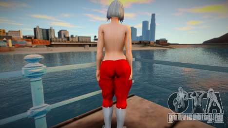 KOF Soldier Girl Different - Red Topless1 для GTA San Andreas