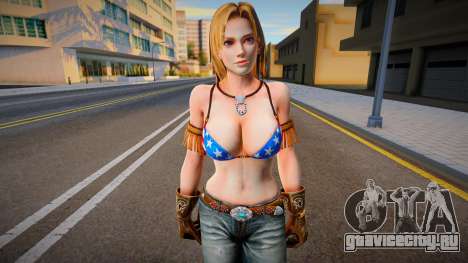 Dead Or Alive 5 - Tina Armstrong (Costume 1) 6 для GTA San Andreas