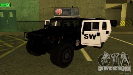 1992 Hummer H1 - LSPD SWAT для GTA San Andreas