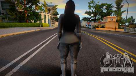 Skyrim Monki Sexy Black Soldier - Topless 1 для GTA San Andreas