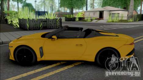 Bentley Mulliner Bacalar [HQ] для GTA San Andreas