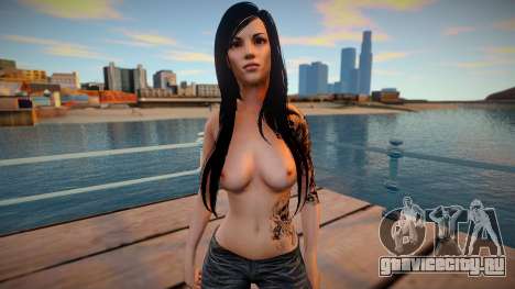 Skyrim Monki Adventurer - Topless 1 для GTA San Andreas