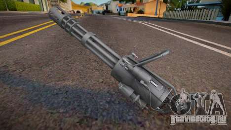 Remastered minigun для GTA San Andreas