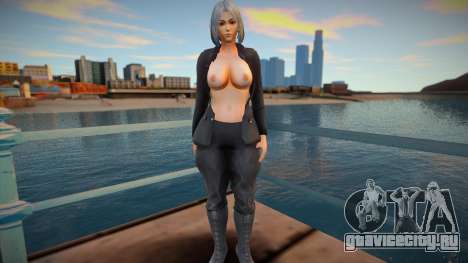 KOF Soldier Girl Different 6 - Black Topless 2 для GTA San Andreas