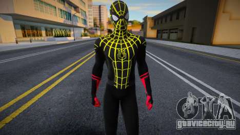Black And Gold Suit Spiderman: No Way Home для GTA San Andreas