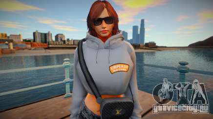 Katarina Alves Casual V1 DLC Los Santos Tuners 3 для GTA San Andreas