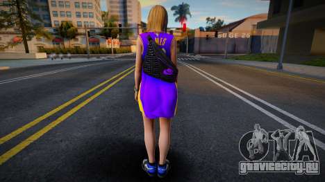 Tina Armstrong Fashion Lakers Ourstorys Jersey 3 для GTA San Andreas