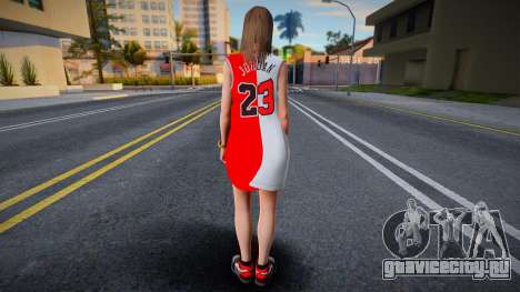 Hitomi Fashion Casual Chicago Bulls Jersey 1 для GTA San Andreas