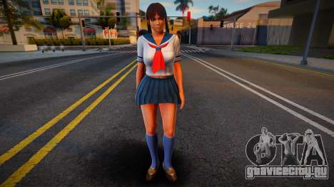DOA Ayame Summer School Uniform Suit (normal) для GTA San Andreas