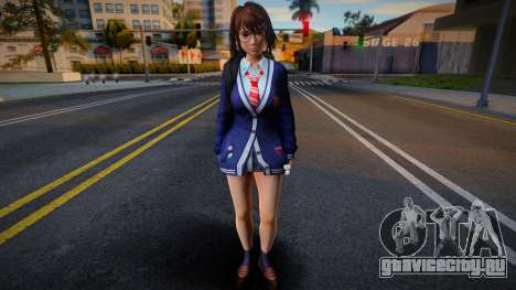 DOAXVV Tsukushi - Autumn School Wear 2 для GTA San Andreas
