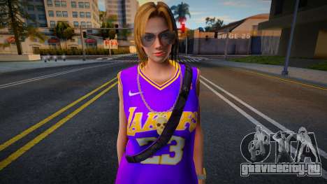 Tina Armstrong Fashion Lakers Ourstorys Jersey 3 для GTA San Andreas