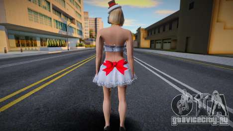Блондинка в новогодней одежде 1 для GTA San Andreas