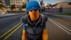 Toon Soldiers (Blue) для GTA San Andreas