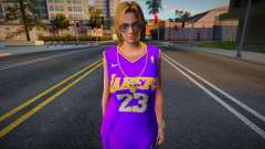 Tina Armstrong Fashion Lakers Ourstorys Jersey 2 для GTA San Andreas
