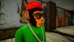 Luay Skin - Mascara de Mono - Monkey Mask для GTA San Andreas