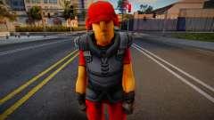 Toon Soldiers (Red) для GTA San Andreas