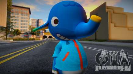 Axel - Animal Crossing Elephant для GTA San Andreas
