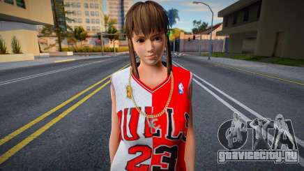 Hitomi Fashion Casual Chicago Bulls Jersey 1 для GTA San Andreas
