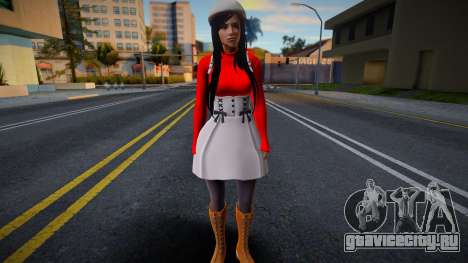 Monki Red Dress 2 для GTA San Andreas