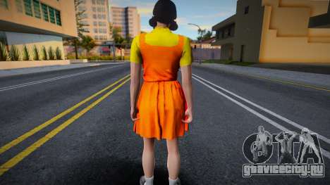 Female Custom Giant Doll Dress Round6 Squid Game для GTA San Andreas