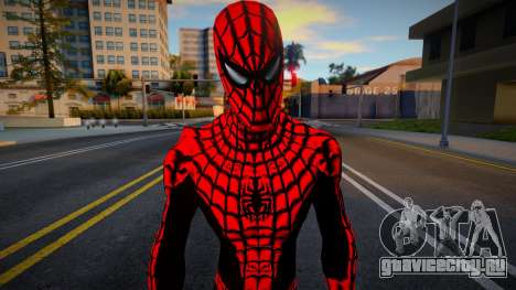 Spiderman Web Of Shadows - Red Crystal Suit для GTA San Andreas
