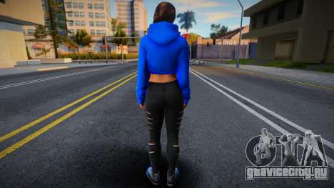 Lara Croft Fashion Casual - Los Santos Tuners 1 для GTA San Andreas