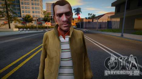 Niko Bellic Custom3 для GTA San Andreas