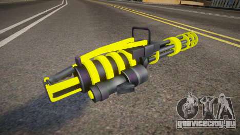 Yellow Tron Legacy - Minigun для GTA San Andreas