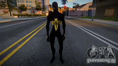 Spiderman Web Of Shadows - Black Gold Suit для GTA San Andreas