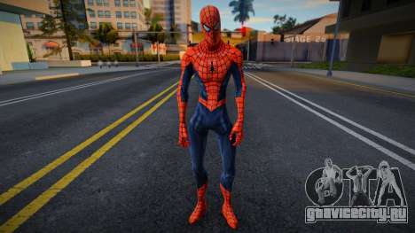 Spiderman Web Of Shadows - Red and Blue suit для GTA San Andreas