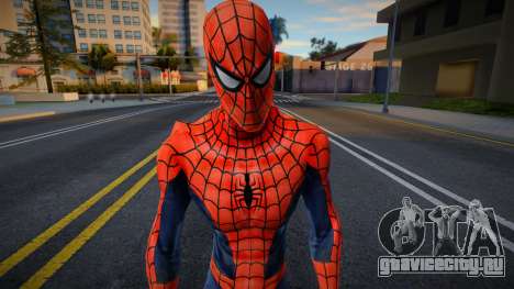 Spiderman Web Of Shadows - Red and Blue suit для GTA San Andreas