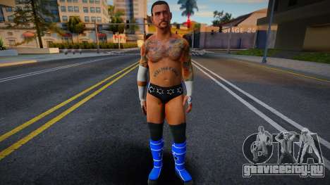 CM Punk blue suit для GTA San Andreas